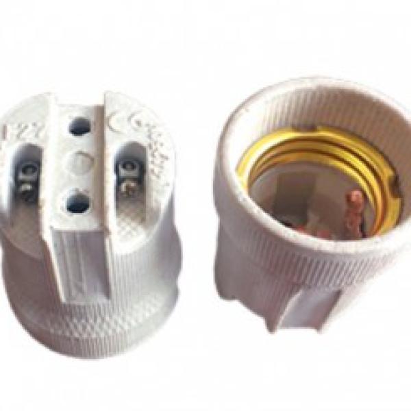 Патрон E27 керамический  Белый Ecola  AB7SCWEAY