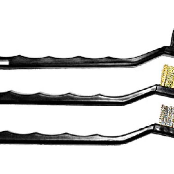 Корщетки мини, набор 3 шт.,сталь/нейлон/латунь, 175 мм