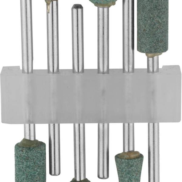 Насадки шлифовальные абразивные с оправкой, карбид кремния, 6 предм.STAYER 29921-H6